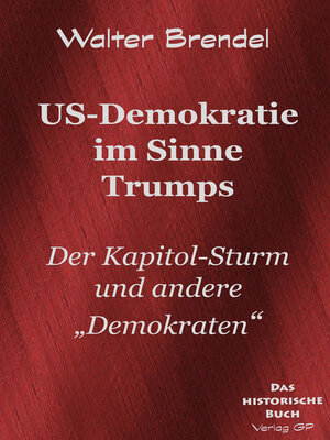 cover image of US-Demokratie im Sinne Trumps
